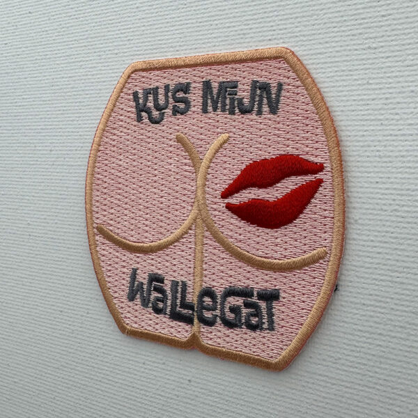 Kus Mijn Wallegat strijkembleem 3